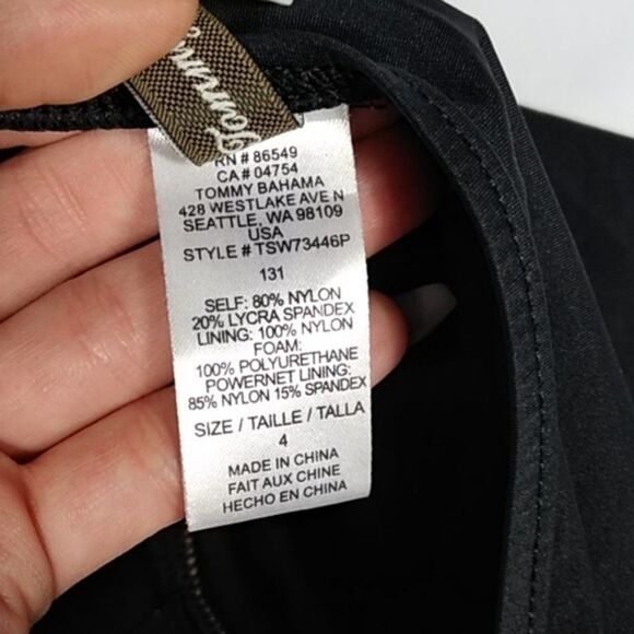 Tommy Bahama Ruched Halter One-Piece size 4 - Picture 8 of 8